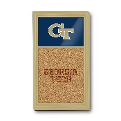 Georgia Tech Yellow Jackets: Dual Logo - Cork Note Board, NCGTYJ-640-02