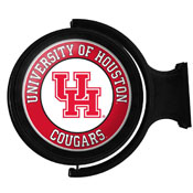 Houston Cougars: Original Round Rotating Lighted Wall Sign, FNB-NCHOUS-115-01A