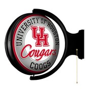 University Houston Cougars Rotating Illuminated Team Spirit Wall Sign-Round, FNB-NCHOUS-115