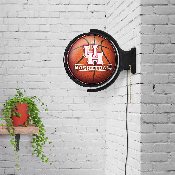 Houston Cougars: Basketball - Original Round Rotating Lighted Wall Sign, NCHOUS-115-11