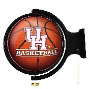 Houston Cougars: Basketball - Original Round Rotating Lighted Wall Sign, NCHOUS-115-11