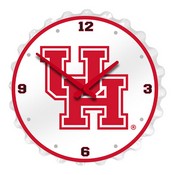 University of Houston Cougars Team Spirit Bottle Cap Wall Clock, FNB-NCHOUS-540