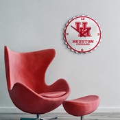 University of Houston Cougars Team Spirit Bottle Cap Wall Clock, FNB-NCHOUS-540