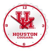 University of Houston Cougars Team Spirit Bottle Cap Wall Clock, FNB-NCHOUS-540
