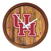 University of Houston Cougars 20" Barrel Team Logo Wall Clock, FNB-NCHOUS-560