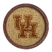Houston Cougars: "Faux" Barrel Framed Cork Board, FNB-NCHOUS-632-01A