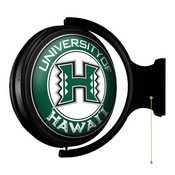 Hawaii Warriors: Original Round Rotating Lighted Wall Sign, NCHWIW-115-01