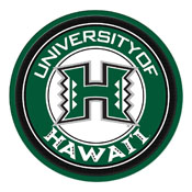 Hawaii Warriors: Modern Disc Wall Sign, NCHWIW-230-01