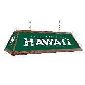 Hawaii Warriors: Premium Wood Pool Table Light, NCHWIW-330-01