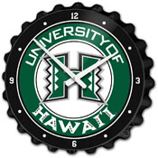 Hawaii Warriors: Bottle Cap Wall Clock, NCHWIW-540-01