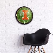 Illinois Fighting Illini: On the 50 - Slimline Lighted Wall Sign, NCILLI-130-22