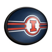 Illinois Fighting Illini: Oval Slimline Lighted Wall Sign, FNB-NCILLI-140-01A