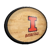 Illinois Fighting Illini: Hardwood - Oval Slimline Lighted Wall Sign, NCILLI-140-12