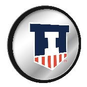 Illinois Fighting Illini: Badge - Modern Disc Mirrored Wall Sign, NCILLI-235-02