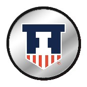 Illinois Fighting Illini: Badge - Modern Disc Mirrored Wall Sign, NCILLI-235-02