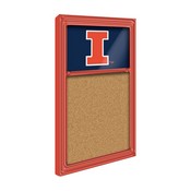 Illinois Fighting Illini: Cork Note Board, NCILLI-640-01