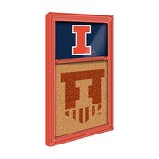 Illinois Fighting Illini: Dual Logos - Cork Note Board, NCILLI-640-02