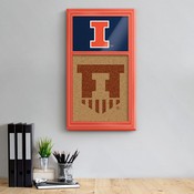 Illinois Fighting Illini: Dual Logos - Cork Note Board, NCILLI-640-02