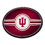 Indiana Hoosiers: Oval Slimline Lighted Wall Sign, NCINDH-140-01