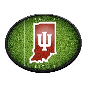 Indiana Hoosiers: On the 50 - Oval Slimline Lighted Wall Sign, NCINDH-140-22