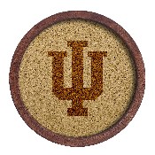 Indiana Hoosiers: "Faux" Barrel Framed Cork Board, FNB-NCINDH-632-01A