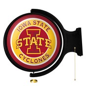 ISU Iowa State Cyclones Rotating Illuminated Team Spirit Wall Sign-Round, FNB-NCIOST-115