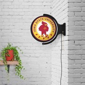 ISU Iowa State Cyclones Rotating Illuminated Team Spirit Wall Sign-Round, FNB-NCIOST-115