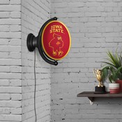 ISU Iowa State Cyclones Rotating LED Team Spirit Wall Sign, FNB-NCIOST-125