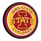 ISU Iowa State Cyclones Slimline Illuminated Team Spirit Wall Sign-Round, FNB-NCIOST-130