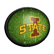 Iowa State Cyclones: On the 50 - Oval Slimline Lighted Wall Sign, NCIOST-140-22