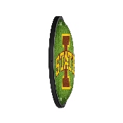 Iowa State Cyclones: On the 50 - Oval Slimline Lighted Wall Sign, NCIOST-140-22
