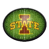 Iowa State Cyclones: On the 50 - Oval Slimline Lighted Wall Sign, NCIOST-140-22
