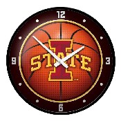 Iowa State Cyclones: Basketball - Modern Disc Wall Clock, NCIOST-510-11