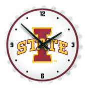 Iowa State Cyclones: Bottle Cap Lighted Wall Clock, NCIOST-545-01