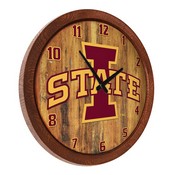 ISU Iowa State Cyclones 20" Barrel Team Logo Wall Clock, FNB-NCIOST-560