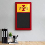 ISU Iowa State Cyclones Team Board Chalkboard-Primary Logo-Red Frame, NCIOST-620-02
