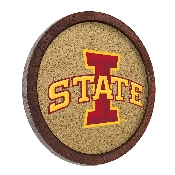 Iowa State Cyclones: "Faux" Barrel Framed Cork Board, FNB-NCIOST-632-01A