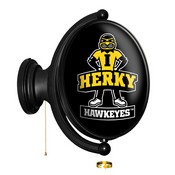 University of Iowa Hawkeyes Rotating LED Team Spirit Wall Sign-Oval, FNB-NCIOWA-125