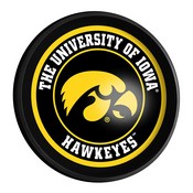 University of Iowa Hawkeyes Slimline Illuminated Team Spirit Wall Sign-Round, FNB-NCIOWA-130