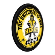 University of Iowa Hawkeyes Slimline Illuminated Team Spirit Wall Sign-Round, FNB-NCIOWA-130