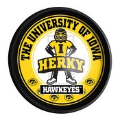 University of Iowa Hawkeyes Slimline Illuminated Team Spirit Wall Sign-Round, FNB-NCIOWA-130