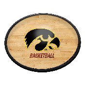 Iowa Hawkeyes: Hardwood - Oval Slimline Lighted Wall Sign, NCIOWA-140-12