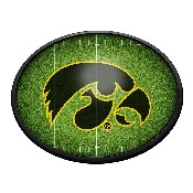 Iowa Hawkeyes: On the 50 - Oval Slimline Lighted Wall Sign, NCIOWA-140-22