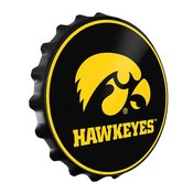 University of Iowa Hawkeyes Team Spirit Bottle Cap Wall Sign-Tigerhawk, NCIOWA-210-01