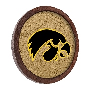 Iowa Hawkeyes: "Faux" Barrel Framed Cork Board, FNB-NCIOWA-632-01A