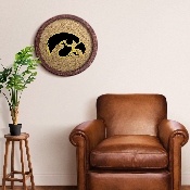 Iowa Hawkeyes: "Faux" Barrel Framed Cork Board, FNB-NCIOWA-632-01A