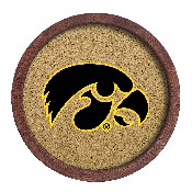 Iowa Hawkeyes: "Faux" Barrel Framed Cork Board, FNB-NCIOWA-632-01A