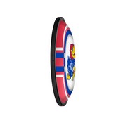 Kansas Jayhawks: Oval Slimline Lighted Wall Sign, FNB-NCKANS-140-01A