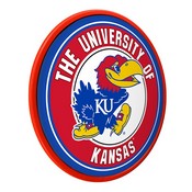 Kansas Jayhawks: Modern Disc Wall Sign, NCKANS-230-01