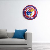 Kansas Jayhawks: Modern Disc Wall Sign, NCKANS-230-01